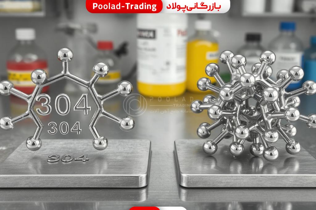 تفاوت استلی 304 و استیل 316